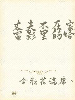 丈夫不在家日本电影里的哈鲁是谁扮封面