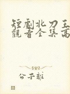 短剧北刀王免费观看全集高清