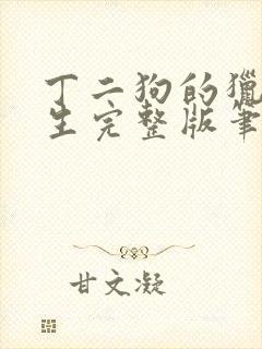 丁二狗的猎艳人生完整版笔趣阁