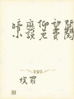 暗恋仰望关抒耳小说免费阅读封面