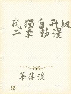 我独自升级 第二季 动漫