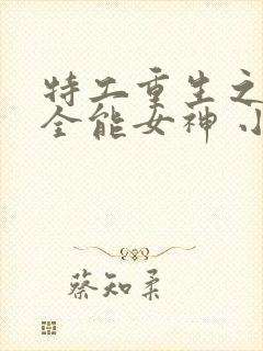 特工重生之快穿全能女神 小说