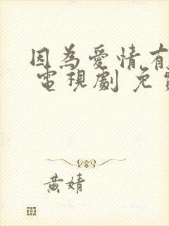 因为爱情有多美 电视剧 免费观看