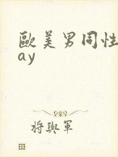 欧美男同性恋gay