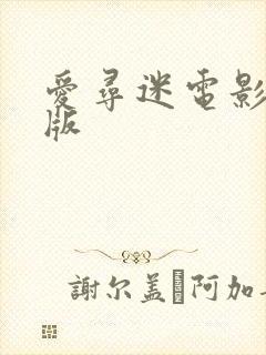 爱寻迷电影完整版