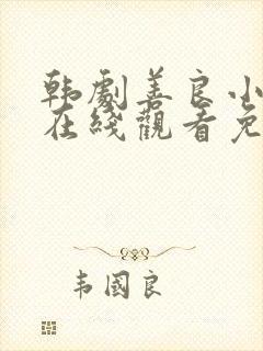 韩剧善良小 子在线观看免费