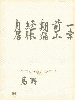 月经期前一周乳房胀痛正常吗