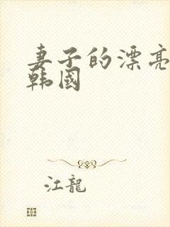 妻子的漂亮妹妹韩国