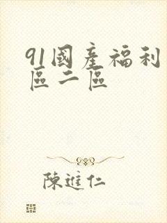 91国产福利一区二区封面