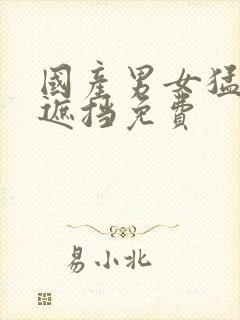 国产男女猛烈无遮挡免费