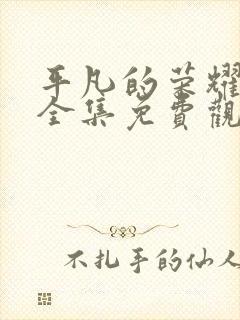 平凡的荣耀在线全集免费观看完整版