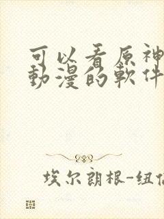 可以看原神同人动漫的软件封面