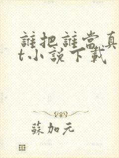 谁把谁当真txt小说下载