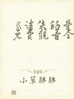 《消失的爱人》免费观看全集高清