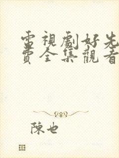 电视剧好先生免费全集观看高清