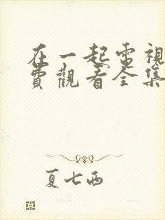 在一起电视剧免费观看全集完整版