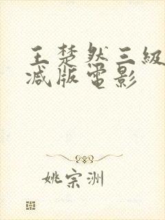 王楚然三级未删减版电影封面