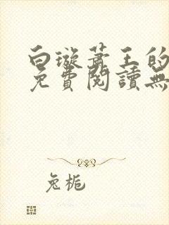 白璇萧王的小说免费阅读无弹窗