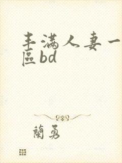 丰满人妻一区二区bd