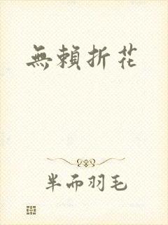 无赖折花封面
