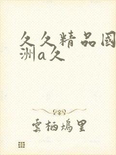 久久精品国产亚洲a久