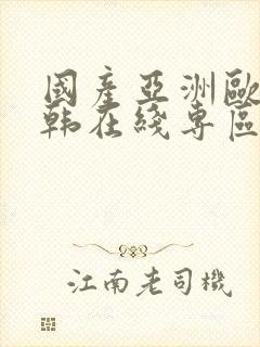 国产亚洲欧美日韩在线专区封面