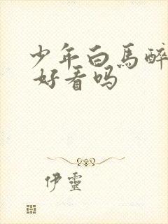 少年白马醉春风 好看吗