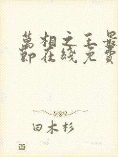 万相之王最新章节在线免费阅读