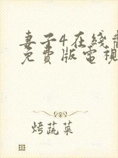 妻子4在线观看免费版电视剧高清