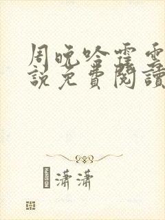 周晚吟霍云的小说免费阅读封面