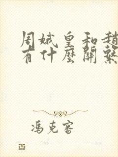 周娥皇和赵匡胤有什么关系封面