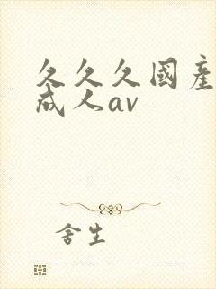 久久久国产精品成人av封面