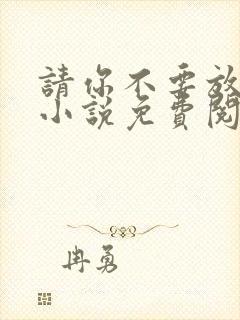 请你不要放弃我小说免费阅读封面