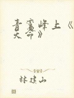 青鸾峰上《无敌天命》