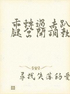 乖转过去趴下把腿岔开调教