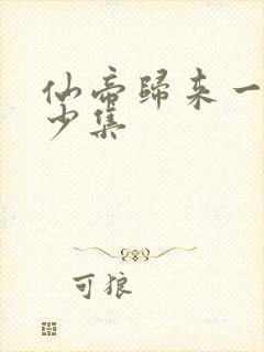 仙帝归来一共多少集封面