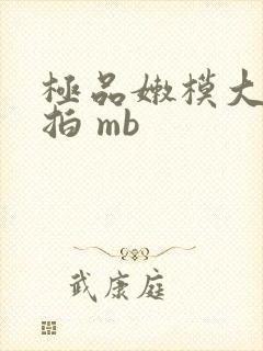 极品嫩模大胆私拍 mb