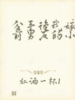 分手后我嫁给了前男友的小叔