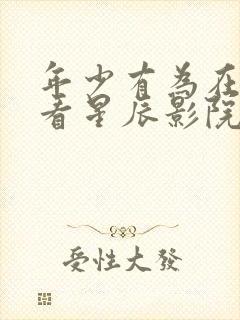 年少有为在线观看星辰影院