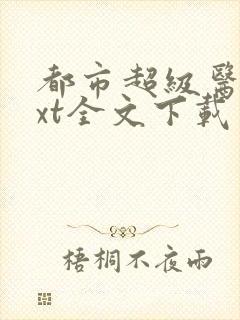 都市超级医圣txt全文下载 完整版