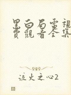 黑白局电视剧免费观看全集完整版