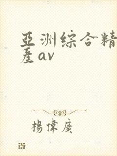 亚洲综合精品国产av