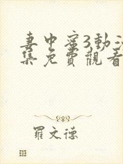 妻中蜜3动漫全集免费观看