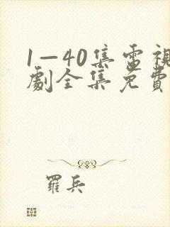 1—40集电视剧全集免费观看封面