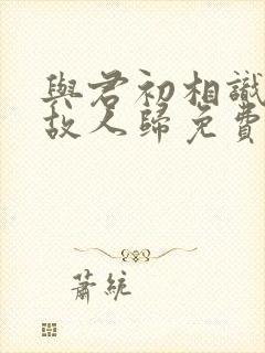 与君初相识犹如故人归免费在线观看