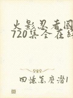 火影忍者国语版720集全在线观看