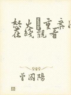 怒火·重案国语在线观看封面