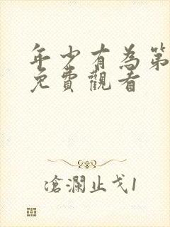 年少有为第六集免费观看封面