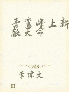 青鸾峰上新书无敌天命