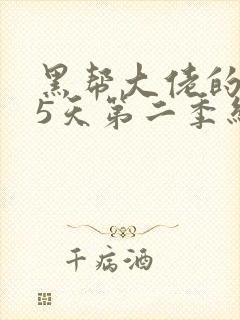 黑帮大佬的365天第二季结局免费观看